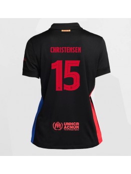 Barcelona Andreas Christensen #15 Auswärtstrikot für Frauen 2024-25 Kurzarm